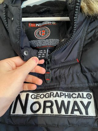 Chaqueta Geographical Norway Negra Talla XL