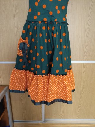 Traje de flamenca. Talla S