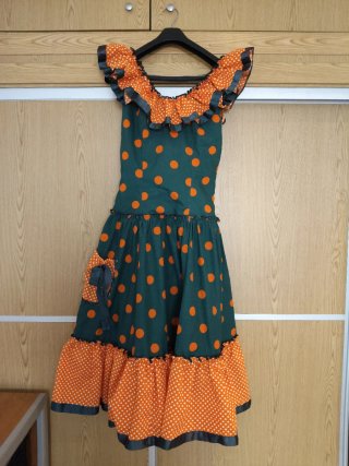Traje de flamenca. Talla S