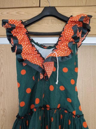 Traje de flamenca. Talla S