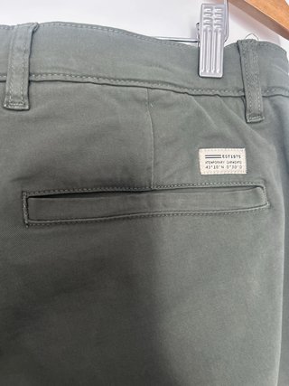 Pantalón Hombre Zara Verde Talla 46