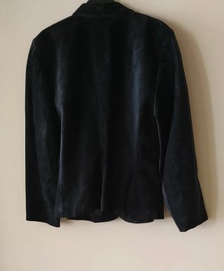 Chaquetón de Ante Azul marino