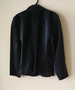 Chaquetón de Ante Azul marino