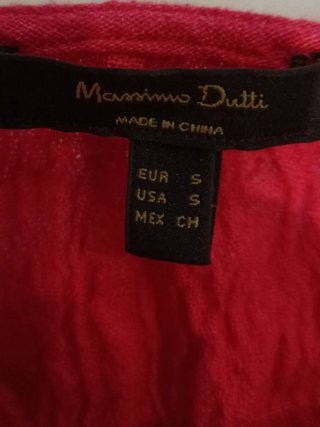 Blusa Massimo Dutti Roja
