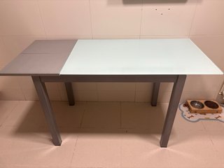 Mesa cocina con Sobre de Cristal