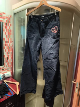Pantalones de Pana Desigual Negros