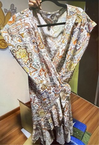 Vestido estampado paisley