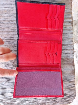 Cartera Pielnoble Negra Cuero