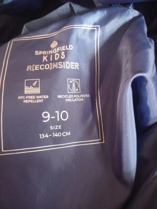 Chaqueta Acolchada Springfield Niño 9-10 Años