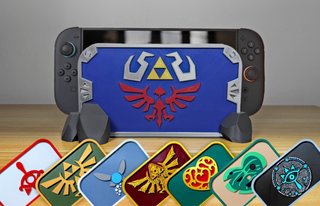 Cubierta de base Switch 2 tematica Zelda