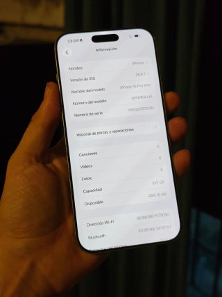 iPhone 16 Pro Max 512GB Blanco como nuevo