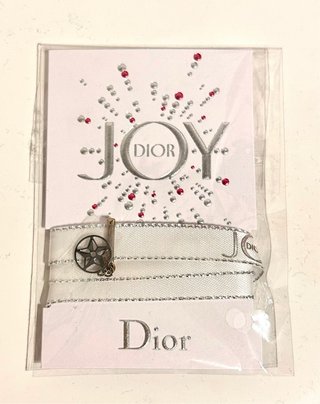 Pulsera Dior Joy Blanca y Plateada