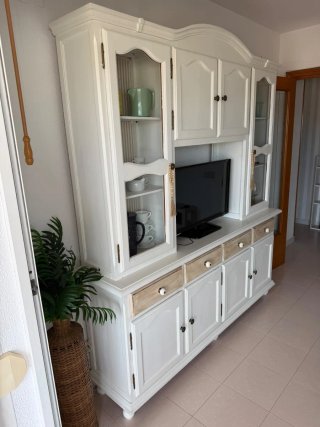 Mueble de Salón Blanco de Madera
