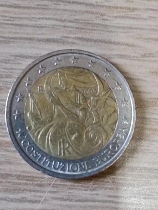 Moneda 2€ Conmemorativa Italia 2005