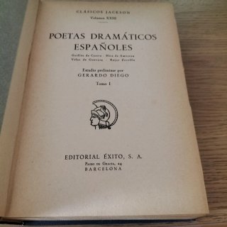 POETAS DRAMÁTICOS ESPAÑOLES TOMO I
