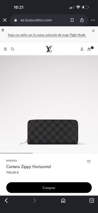Cartera Louis Vuitton Negra