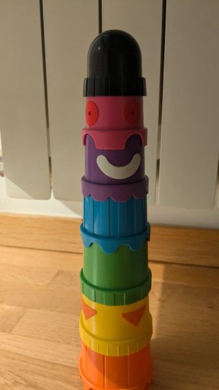 Lote Juguetes Bebé Hape Vasos y Tambor