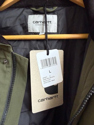 Abrigo Carhartt WIP Clarton Verde Talla L
