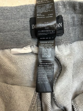 Pantaloncini Emporio Armani Grigio