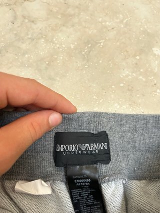 Pantaloncini Emporio Armani Grigio