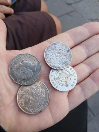 Set di 4 monete commemorative
