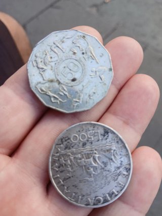 Set di 4 monete commemorative