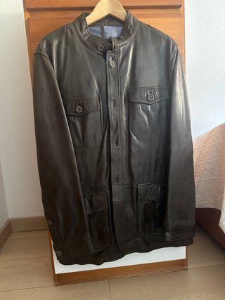 Chaqueta de Piel Marrón