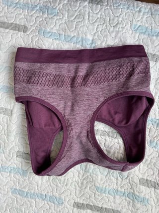 Sujetador Deportivo Workout Gris y Morado Talla M