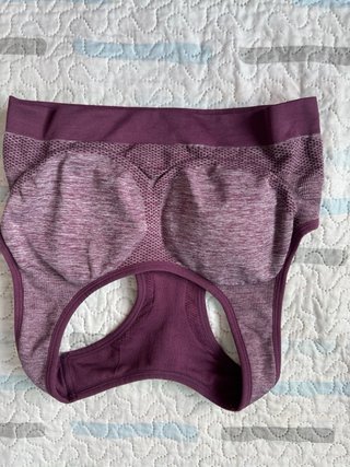 Sujetador Deportivo Workout Gris y Morado Talla M