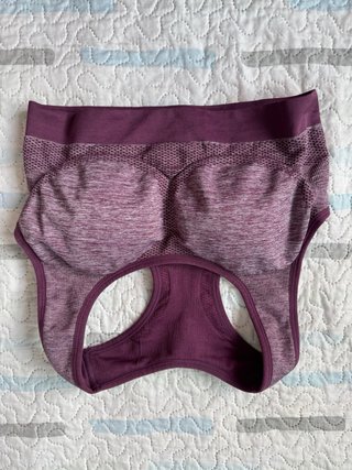 Sujetador Deportivo Workout Gris y Morado Talla M