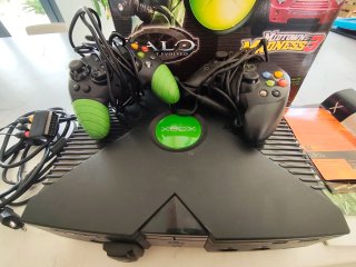 Xbox Clásica Edición Limitada Halo con Caja