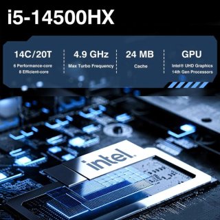 Placa Base Erying i5-14500HX HX770-NAS 10G-LAN
