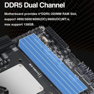 Placa Base Erying i5-14500HX HX770-NAS 10G-LAN