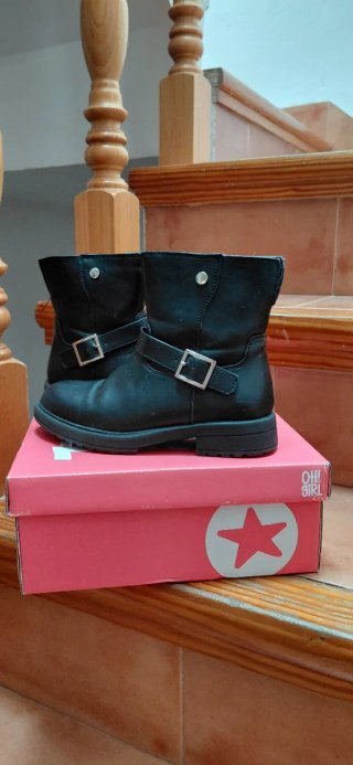 Botas Negras para Niña Talla 31