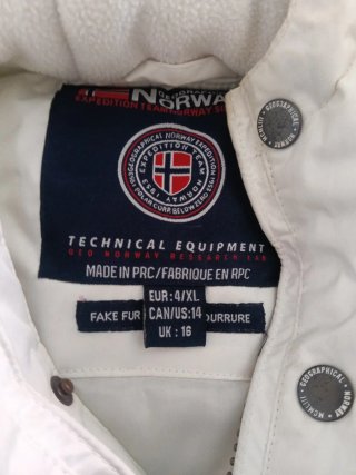 Chaqueta Geographical Norway Blanca