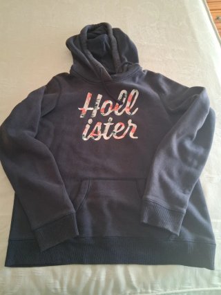 Sudadera Hollister Azul Floral