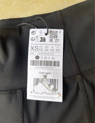 Mallas cortas Stradivarius negras sin estrenar