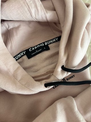 Sudadera Corta Cardio Bunny Rosa