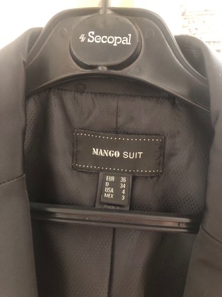 Chaqueta Mango Negra Talla S