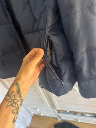 Chaqueta Zara azul acolchada