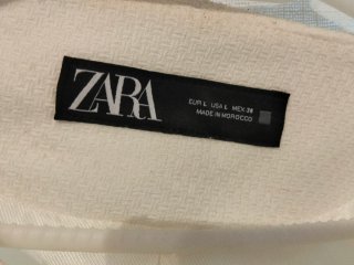 Chaqueta Blanca Zara