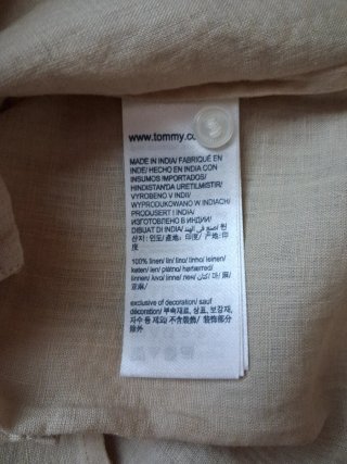 TOMMY HILFIGER ORIGINAL, CAMISA LINO MUJER