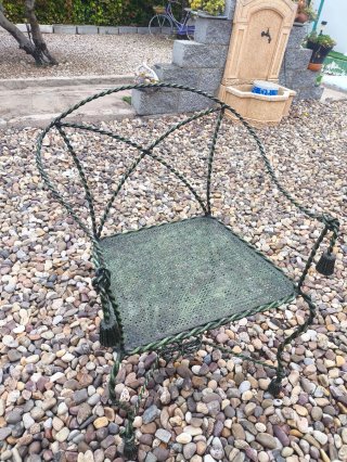 Silla Artesanal de Hierro forjado hecha a mano