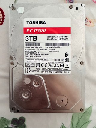 Disco Duro Toshiba PC P300 3TB 7200rpm