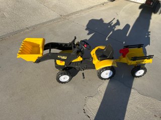 Tractor de Juguete con Remolque y Pala