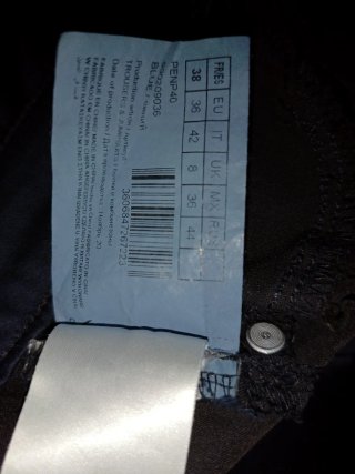 Pantalón elástico mujer Naf Naf azul marino