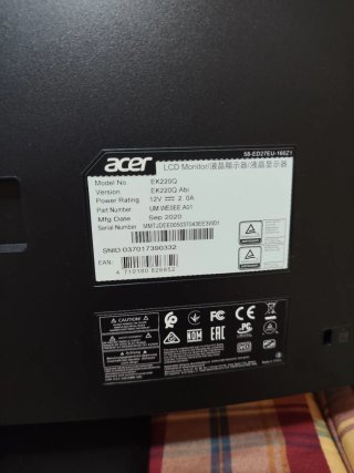 Monitor LED Acer 22 pulgadas