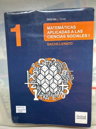 Matemáticas aplicadas a las ciencias sociales I...
