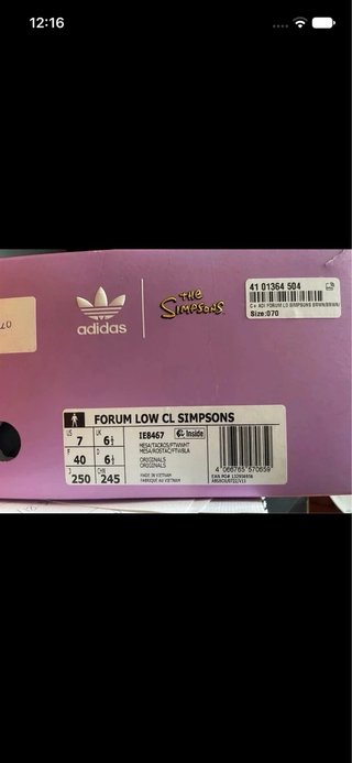 Adidas Forum Low Edición Limitada Simpsons