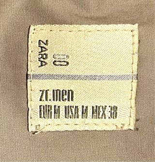 Cazadora fina talla M marca Zara